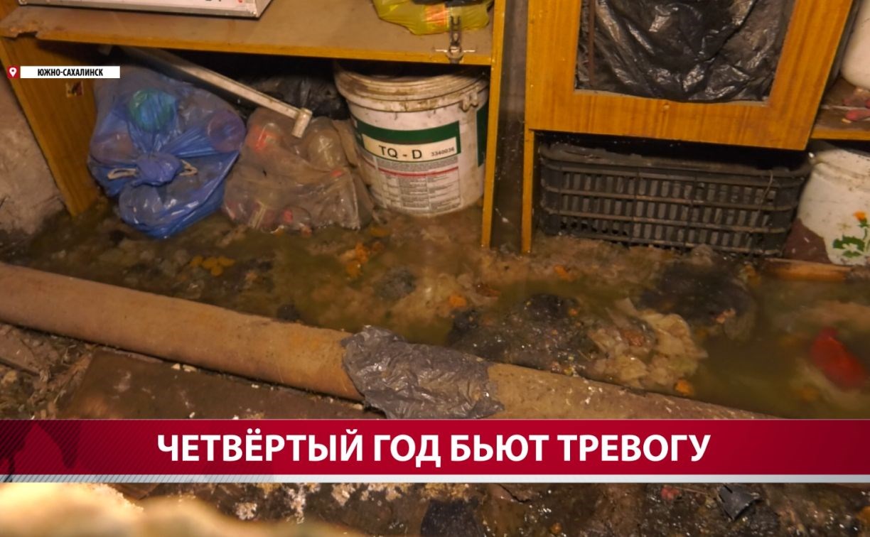 "Невыносимая вонь": южносахалинцы 4 года живут с прохудившейся канализационной трубой в подвале
