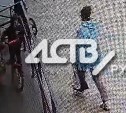 Момент кражи велосипеда в Южно-Сахалинске попал на видео