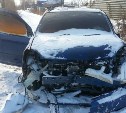 Toyota Raum угнали и подожгли в Южно-Сахалинске