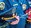 На Сахалине открыли мемориал погибшим сотрудникам пожарной охраны