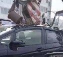 "Положил стрелу на иномарку": в Южно-Сахалинске в ДТП "паровозиком" пострадало три авто