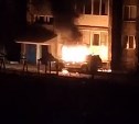 "Хороший джип был": столб чёрного дыма поднялся от полыхающего авто в Тымовском 
