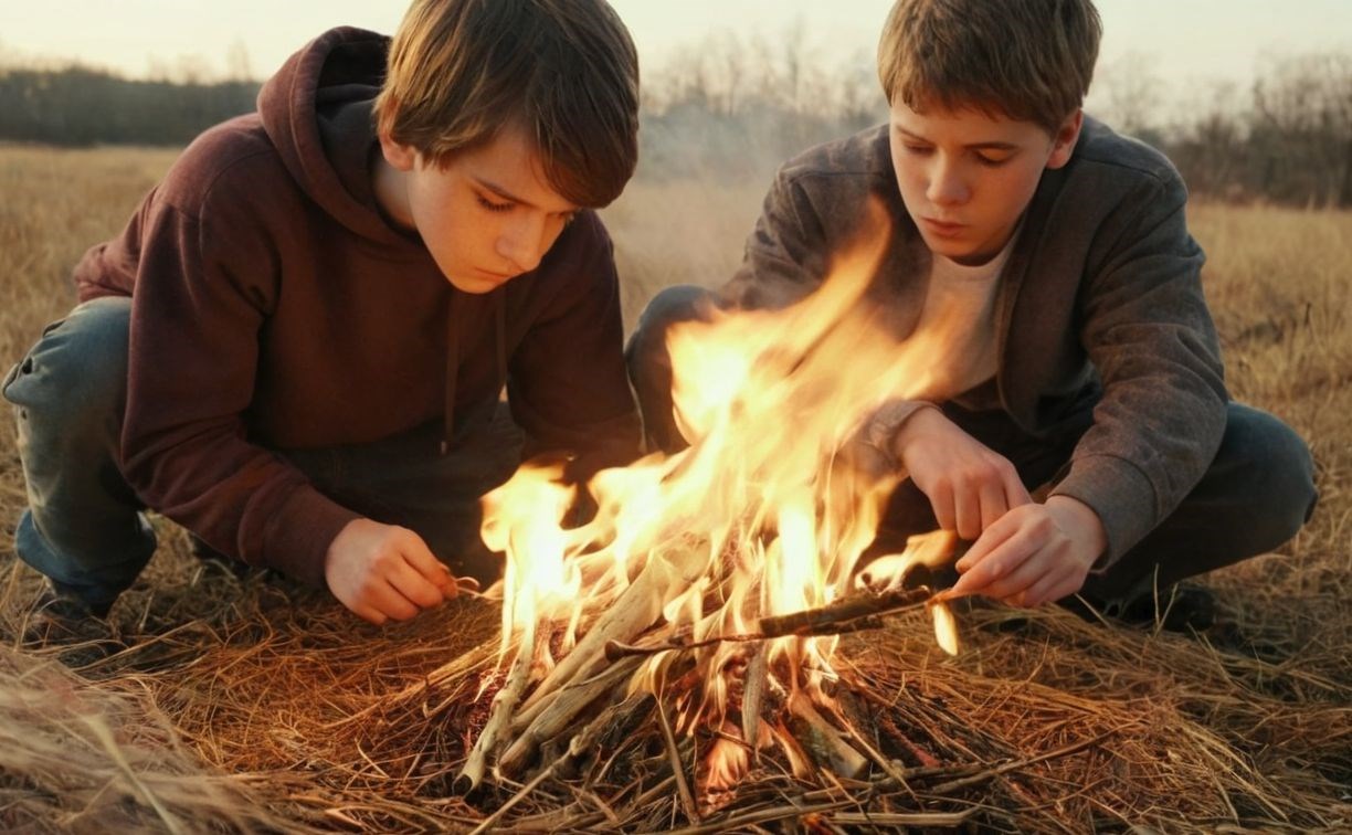 Двое подростков в Приамурье из-за скуки чуть не спалили посёлок
