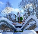 В городском парке Южно-Сахалинска начинаются новогодние гуляния