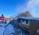 В СНТ "Березка" чуть не сгорел дом