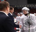 Игрок "Сахалинских Акул" Александр Морозов отметился шайбой на Кубке Вызова