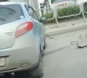 Toyota и Mazda столкнулись в Южно-Сахалинске