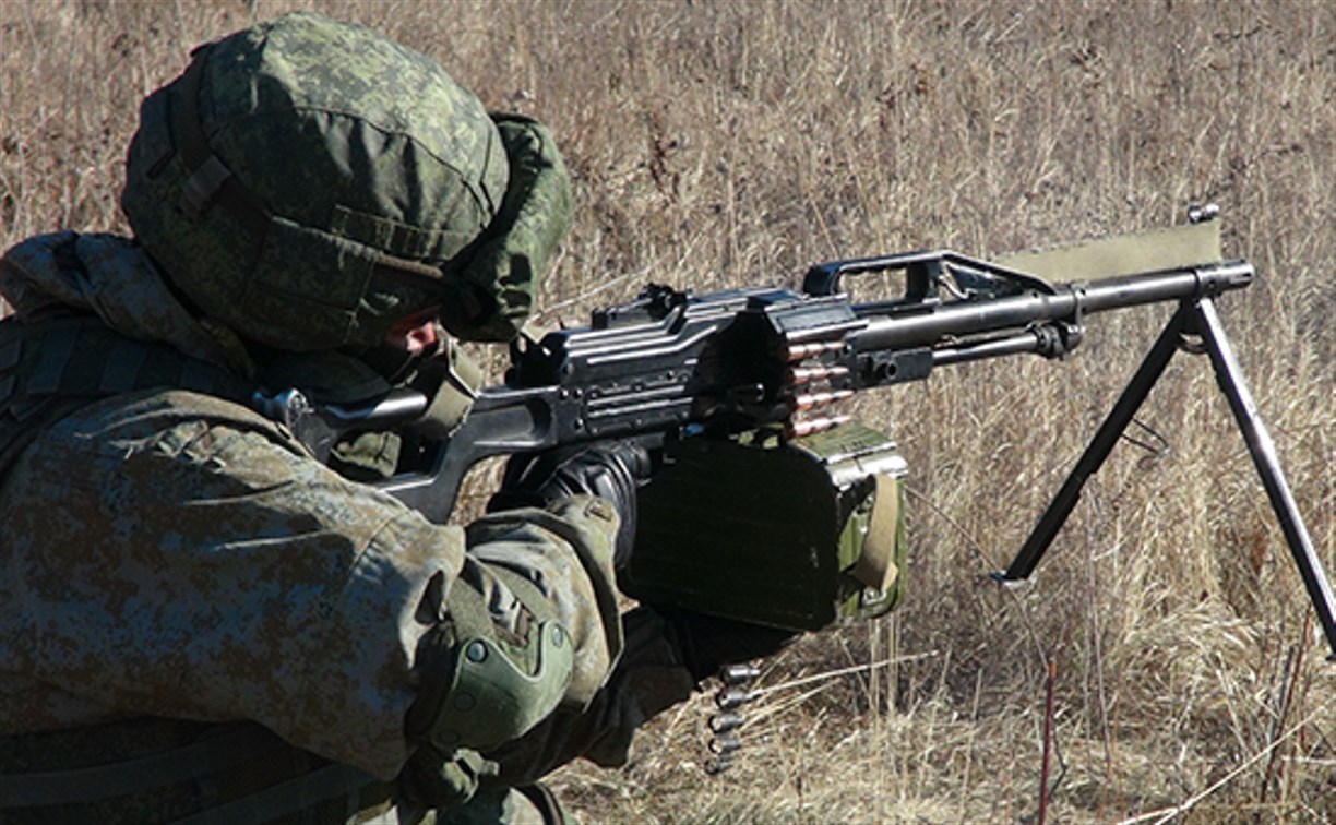 Ежедневные занятия по боевой подготовке проводят военнослужащие на Сахалине и Курилах 