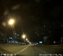Опасный момент: гонщик едва не попал в ДТП в Южно-Сахалинске