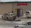 Появилось видео момента наезда на пенсионерку в Южно-Сахалинске