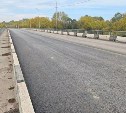 На Сахалине отремонтировали покрытие моста через реку Тымь