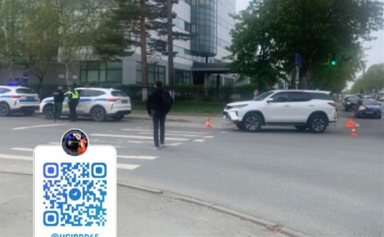 Водитель на Fortuner сбил пенсионерку на пешеходном переходе в Южно-Сахалинске 