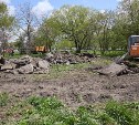 Цветочная "река", арт-объекты и детская площадка: в Южно-Сахалинске создают зону отдыха "Тимирязевское"