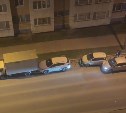 Четыре автомобиля разбили в ДТП ранним утром в Южно-Сахалинске