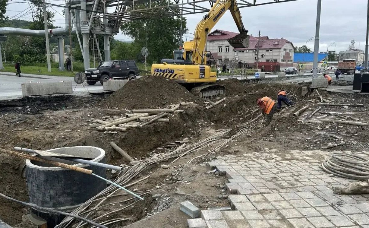 На ремонтируемом участке проспекта Мира уложили почти 14 тысяч квадратных метров асфальта