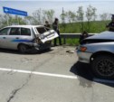 Пять автомобилей и один мотоцикл попали в ДТП на трассе Южно-Сахалинск -Анива (ФОТО)