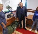 Сахалинскому поисково-спасательному отряду "СОВА" передали шатер и принтер