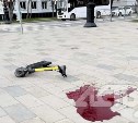 Самокатчик упал и получил травму головы в Южно-Сахалинске