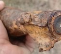Старую мину обнаружил сахалинец в людном месте в Москальво 
