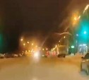 Новый светофор установили на улице Сахалинской в Южно-Сахалинске
