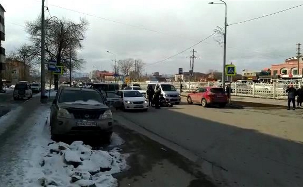 Автомобиль сбил ребенка в Южно-Сахалинске