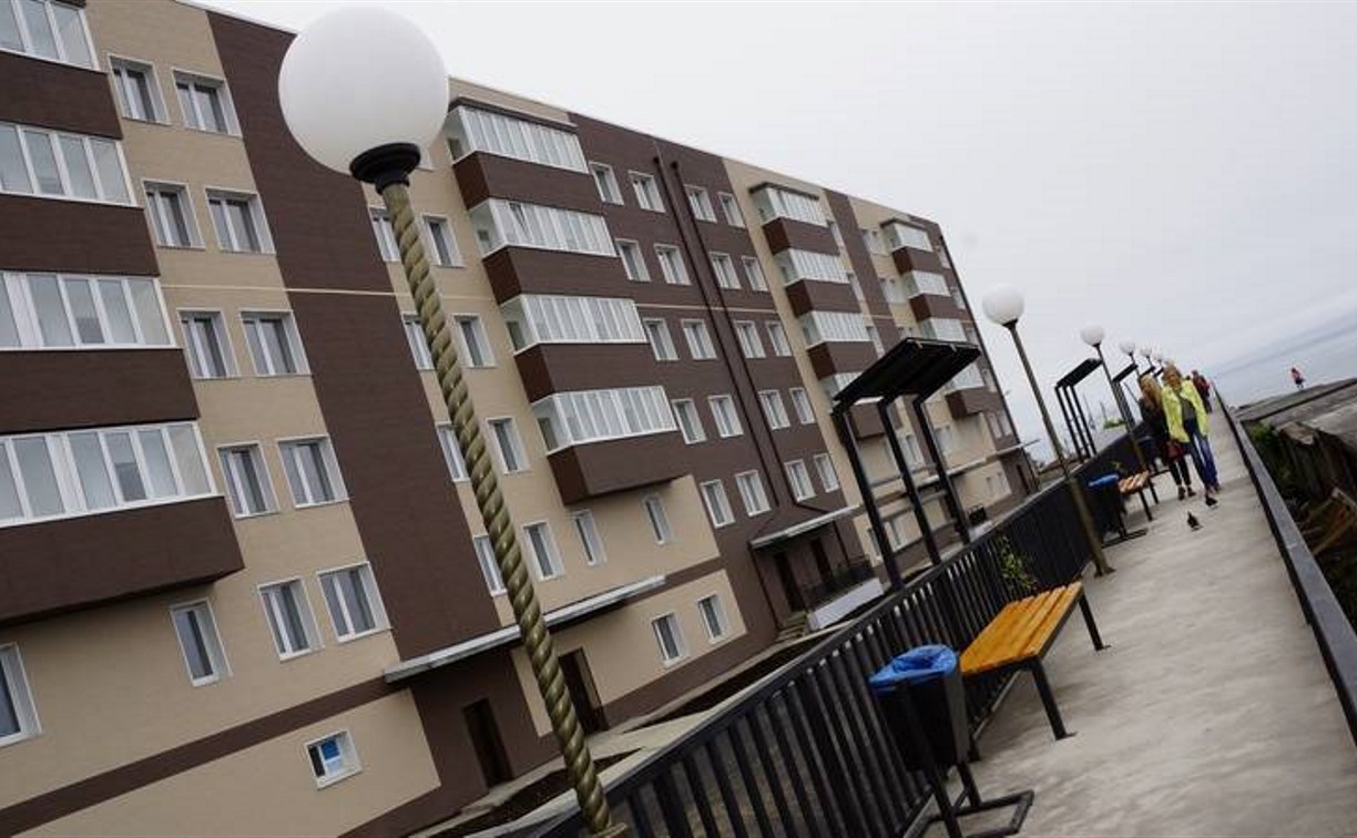 В следующем году в Корсакове и Чапаево построят четыре дома