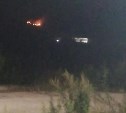 Лес горел на окраине Анивы