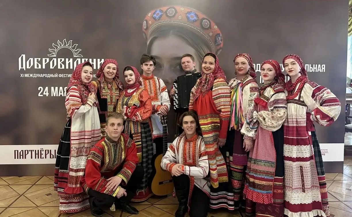Сахалинские "Белые росы" снялись в народной музыкальной программе "Играй, гармонь"