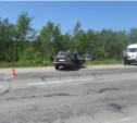 На Сахалине уснувший за рулём водитель врезался в учебный автомобиль (ФОТО)