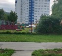 Провода заметили на земле у детского сада в Южно-Сахалинске