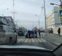 Ребёнка сбили на пешеходном переходе в Южно-Сахалинске