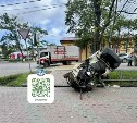 На Сахалине при столкновении грузовика и квадроцикла погиб мужчина