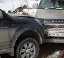 Автомобили без водителей столкнулись на юге Сахалина