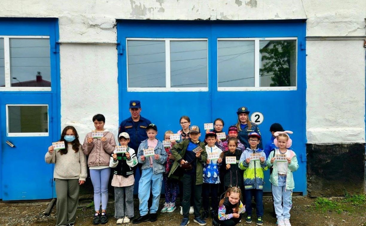 Сахалинским школьникам рассказали, почему происходят пожары