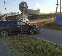 Очевидцы: водитель универсала убежал с места ДТП в Поронайске