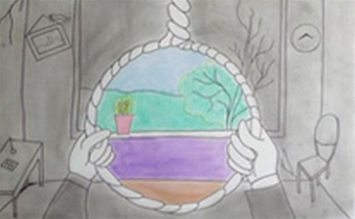 Сахалинских заключённых попросили нарисовать картинки про семью, счастье и жизнь