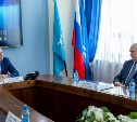 Мэр Южно-Сахалинска провел встречу с президентом Торгово-промышленной палаты РФ 
