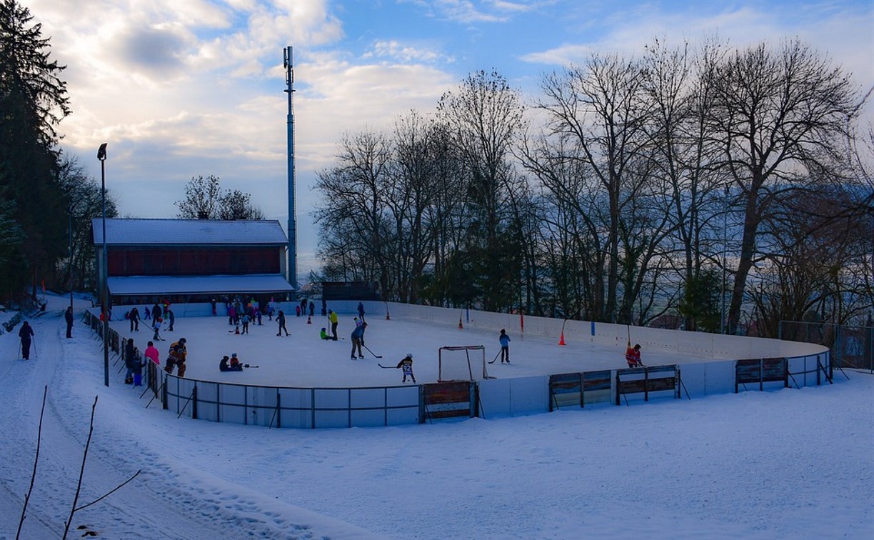 Жители Березняков попросили построить в селе хоккейный корт