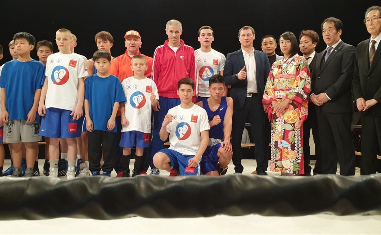Сахалинские боксеры сыграли вничью со спортсменами из Японии
