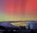 Жители Камчатки наблюдали редкое северное сияние