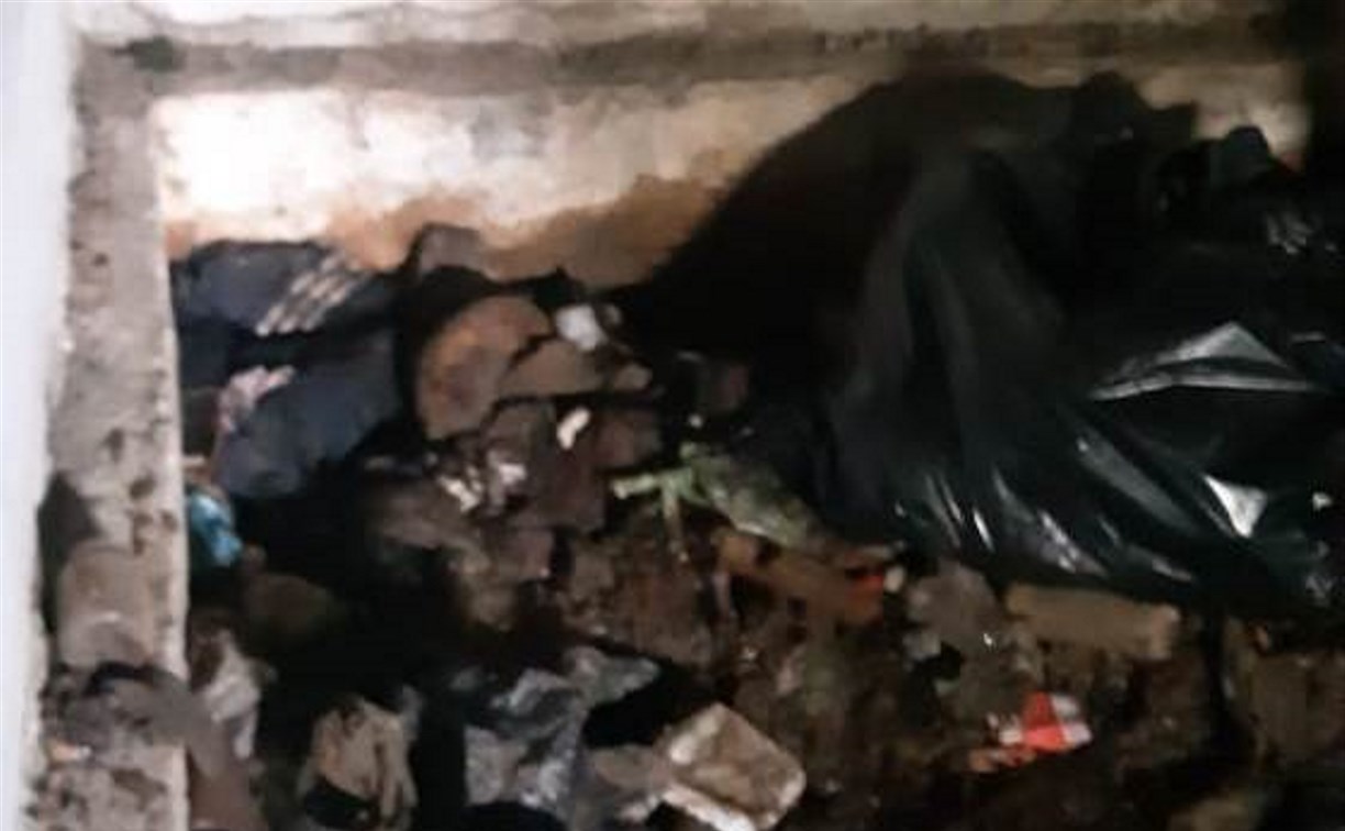 Человеческий скелет нашли в подвале жилого дома в Южно-Сахалинске