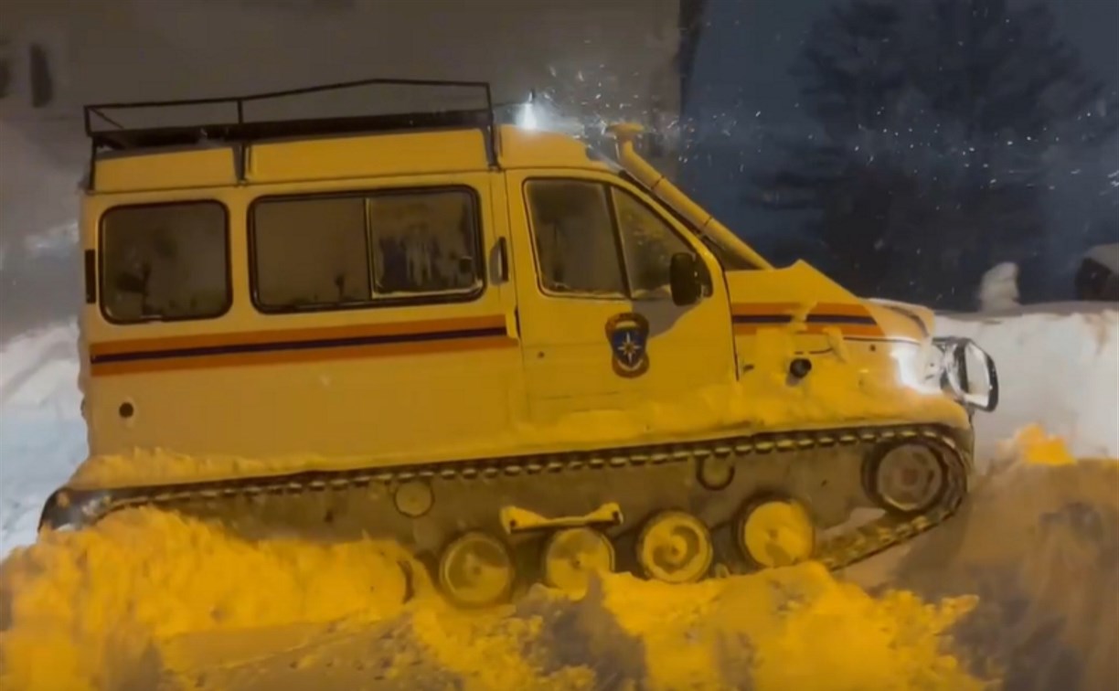 Сахалинские спасатели подвели итоги снежной недели