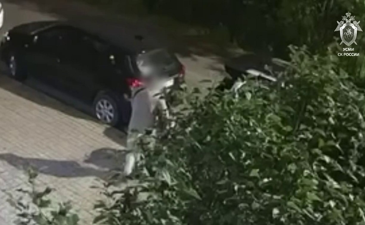 Опубликовано видео побега бизнесмена, обвиняемого в убийстве модели с Сахалина