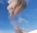 Лампа Алладина или картина Ренессанса: вулкан на Курилах художественно выбросил пепел