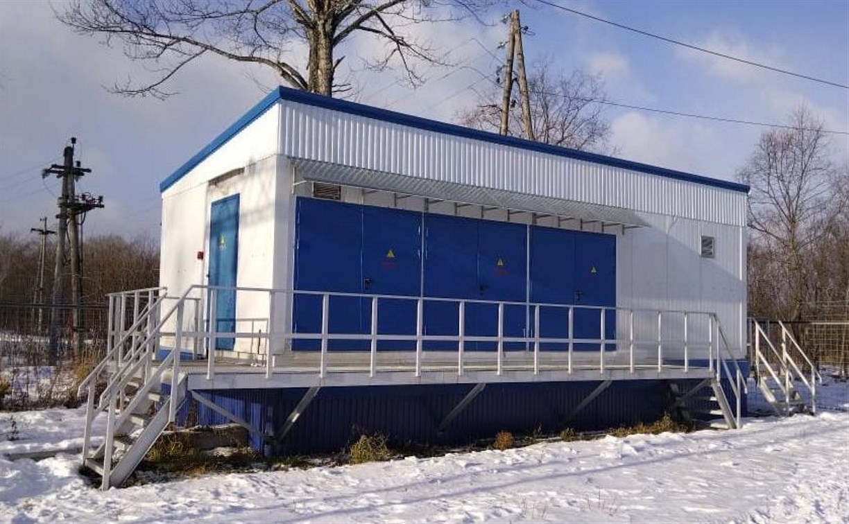 В Смирныховском районе модернизировали подстанцию, чтобы повысить надежность электроснабжения 