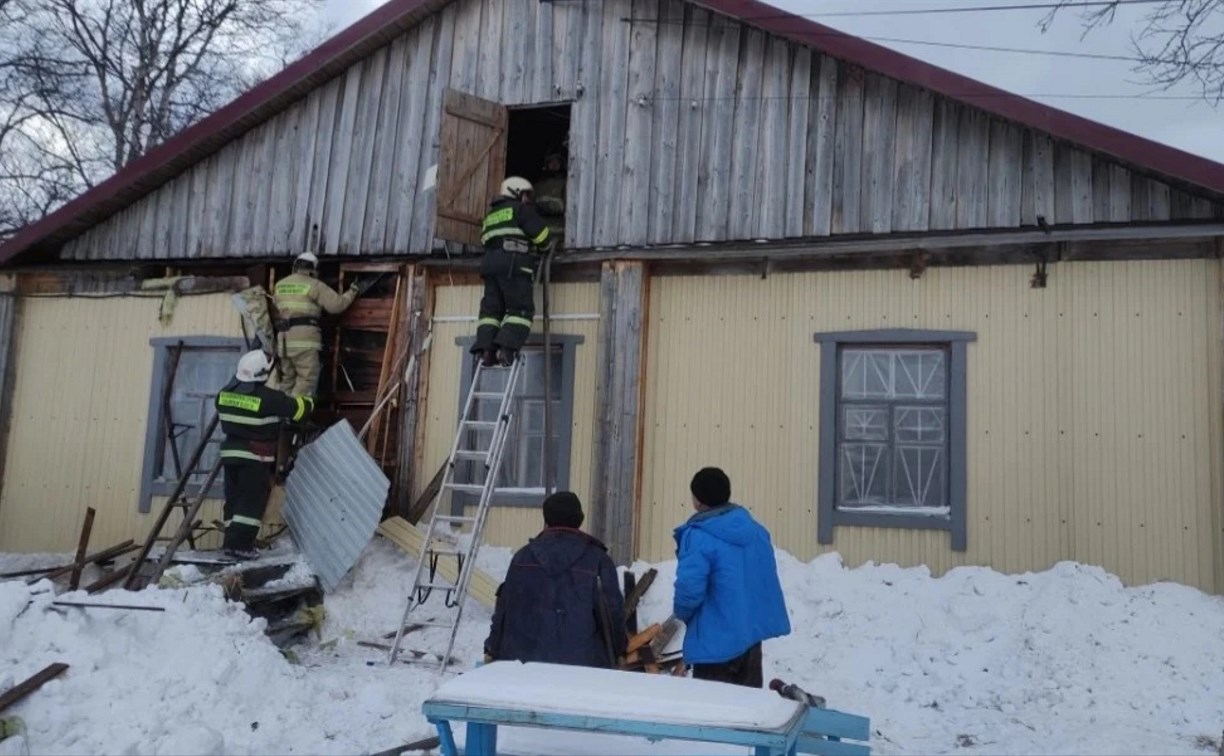 На Сахалине во время пожара в психбольнице эвакуировали 19 человек
