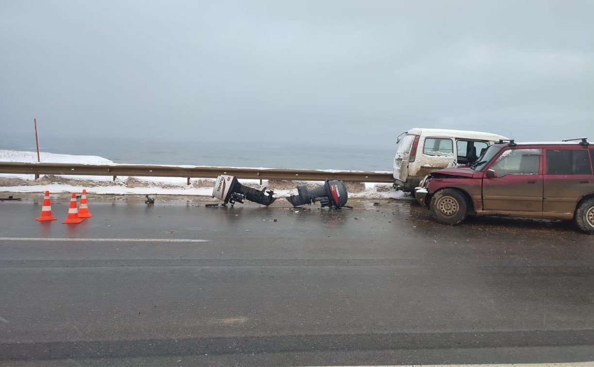 Водитель Suzuki Escudo пострадал в ДТП в Томаринском районе