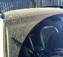 Домик у дороги в Анивском районе утопает в пыли из-за лесовозов и спешащих на природу сахалинцев