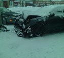 Несколько аварий произошло вечером 29 февраля в Южно-Сахалинске