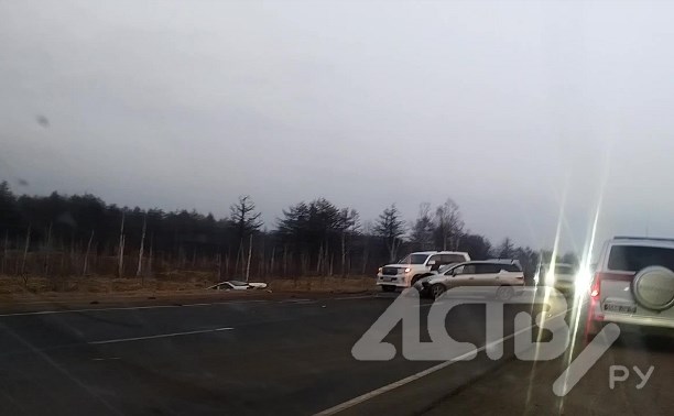Жёсткое ДТП произошло в пригороде Южно-Сахалинска